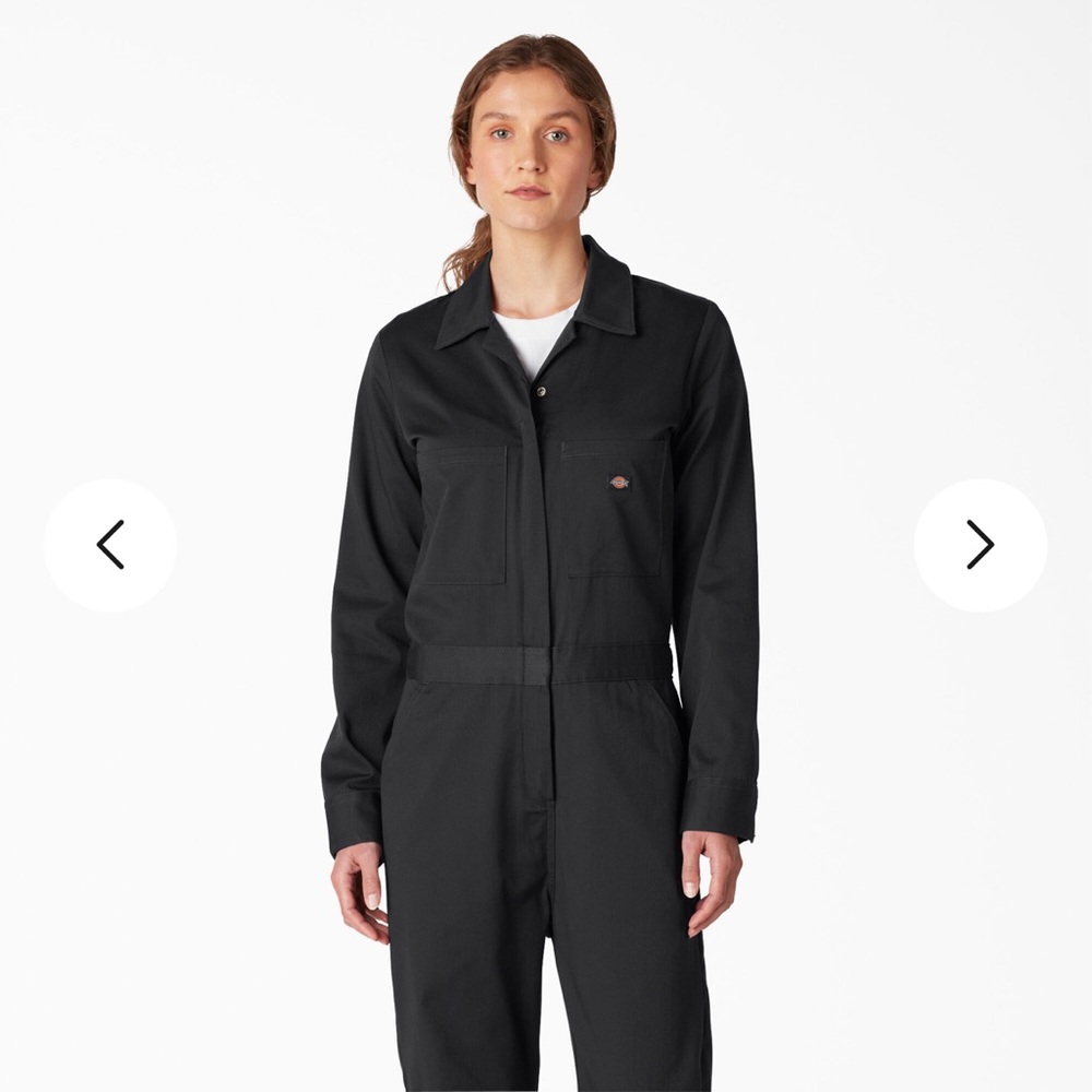 Dickie’s Women's Cooling Long Sleeve Coveralls Temp IQ Size Large Black